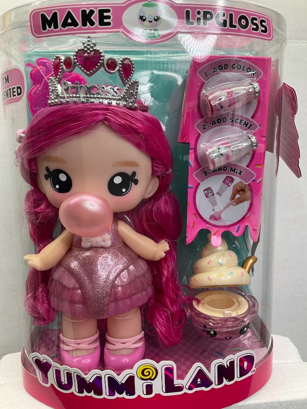 Yummiland large Doll with Lipgloss Pet and Bianca Bubblegum ( 15 )